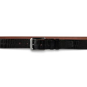 Guard 4 cm Kroko Baskılı Manda Derisi Spor Erkek Kemeri