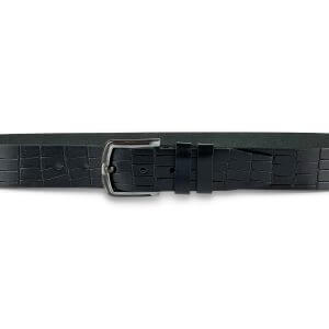 Guard 4,5 cm Kroko Baskı Manda Derisi Spor Erkek Kemeri